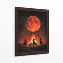 Escena de Halloween de brujas bailando - Justyna Jaszke | Cuadro decorativo de Canvas Lab
