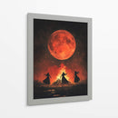 Escena de Halloween de brujas bailando - Justyna Jaszke | Cuadro decorativo de Canvas Lab