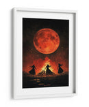 Escena de Halloween de brujas bailando - Justyna Jaszke | Cuadro decorativo de Canvas Lab