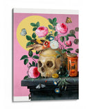 Naturaleza muerta de Vanitas - Marja van den | Cuadro decorativo de Canvas Lab