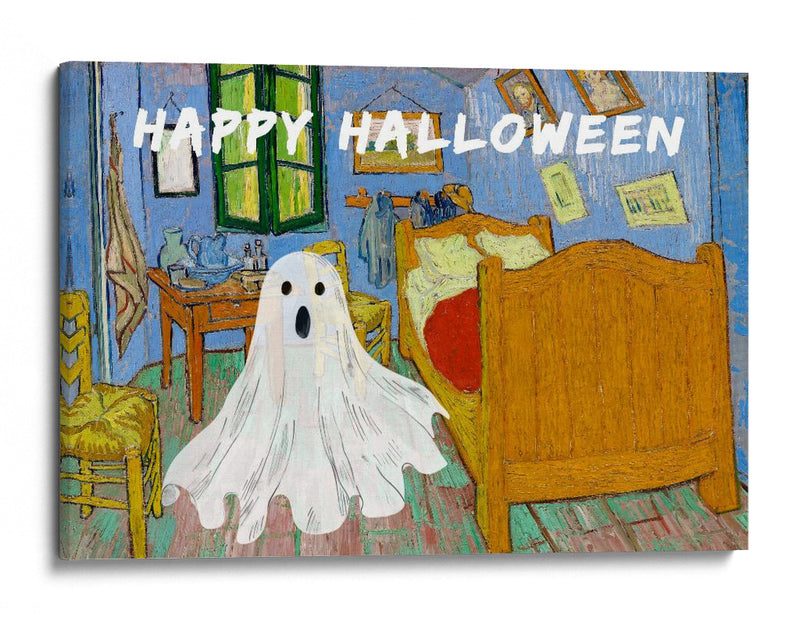 Collage de Van Gogh de Feliz Halloween - The Art Concept | Cuadro decorativo de Canvas Lab