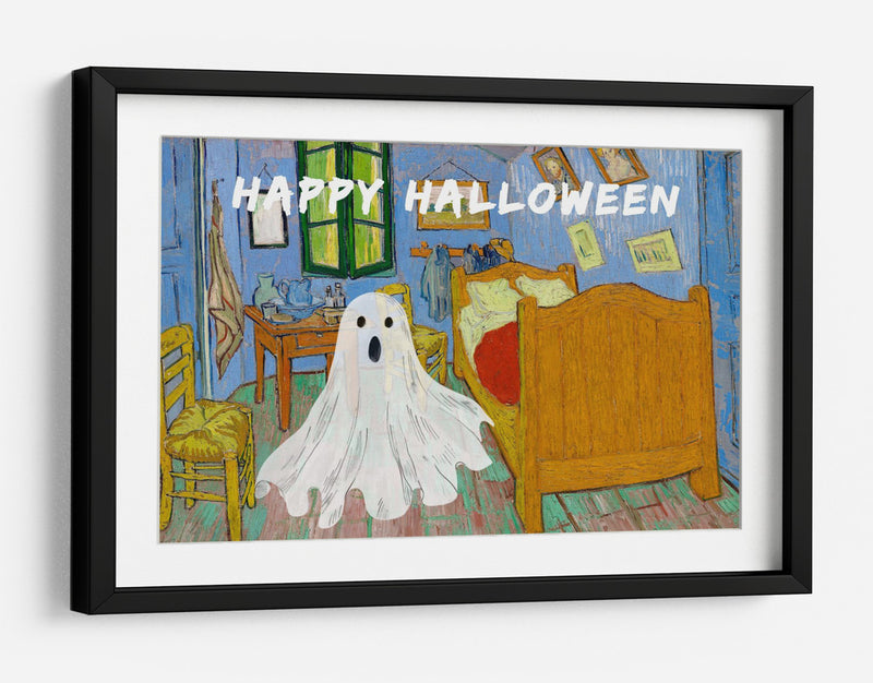 Collage de Van Gogh de Feliz Halloween - The Art Concept | Cuadro decorativo de Canvas Lab