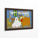 Collage de Van Gogh de Feliz Halloween - The Art Concept | Cuadro decorativo de Canvas Lab