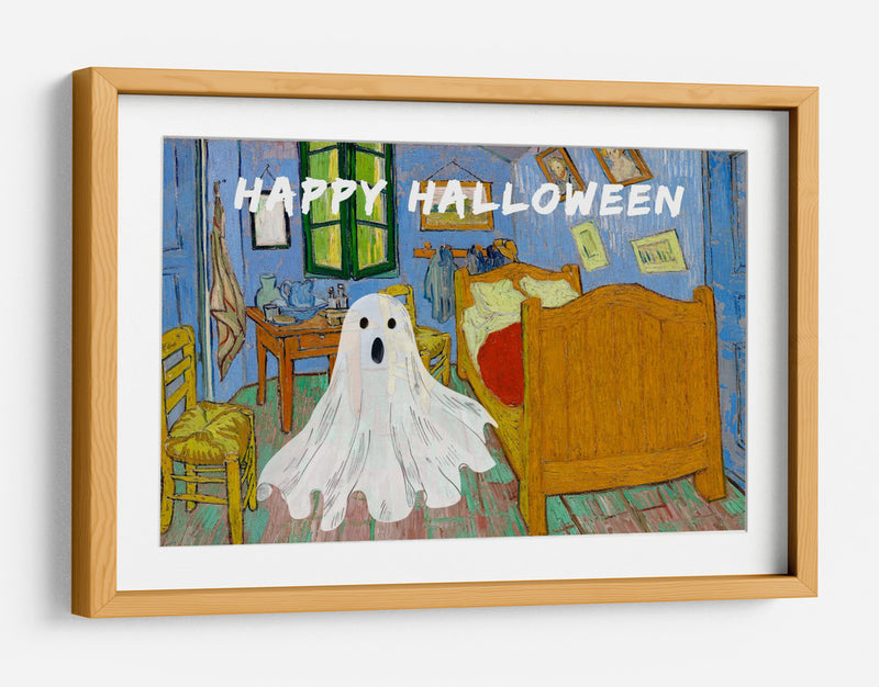 Collage de Van Gogh de Feliz Halloween - The Art Concept | Cuadro decorativo de Canvas Lab