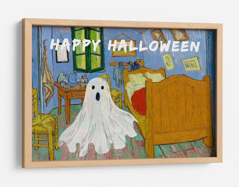 Collage de Van Gogh de Feliz Halloween - The Art Concept | Cuadro decorativo de Canvas Lab
