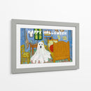 Collage de Van Gogh de Feliz Halloween - The Art Concept | Cuadro decorativo de Canvas Lab