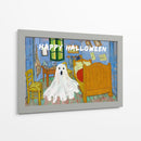 Collage de Van Gogh de Feliz Halloween - The Art Concept | Cuadro decorativo de Canvas Lab