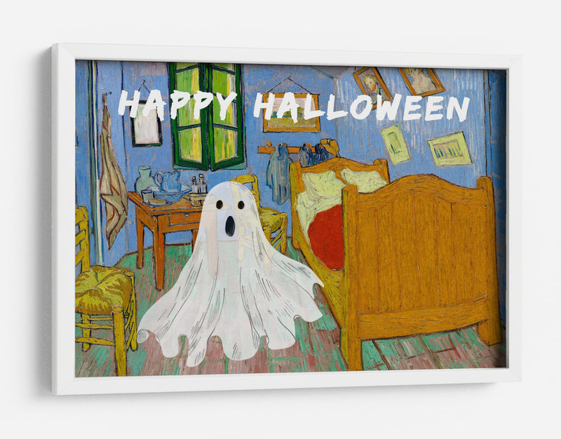 Collage de Van Gogh de Feliz Halloween - The Art Concept | Cuadro decorativo de Canvas Lab