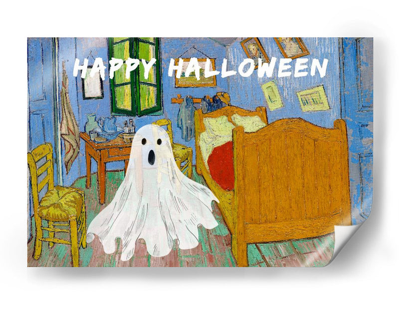 Collage de Van Gogh de Feliz Halloween - The Art Concept | Cuadro decorativo de Canvas Lab