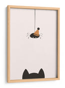 Gato y araña de Halloween - Menina Lisboa | Cuadro decorativo de Canvas Lab