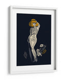 Ilustración gótica de moda negra n.° 2 - Annick | Cuadro decorativo de Canvas Lab