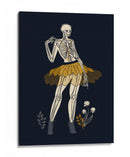 Ilustración gótica de moda negra n.° 1 - Annick | Cuadro decorativo de Canvas Lab