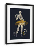 Ilustración gótica de moda negra n.° 1 - Annick | Cuadro decorativo de Canvas Lab