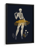 Ilustración gótica de moda negra n.° 1 - Annick | Cuadro decorativo de Canvas Lab