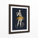 Ilustración gótica de moda negra n.° 1 - Annick | Cuadro decorativo de Canvas Lab