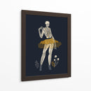 Ilustración gótica de moda negra n.° 1 - Annick | Cuadro decorativo de Canvas Lab