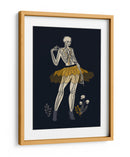 Ilustración gótica de moda negra n.° 1 - Annick | Cuadro decorativo de Canvas Lab