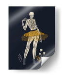 Ilustración gótica de moda negra n.° 1 - Annick | Cuadro decorativo de Canvas Lab