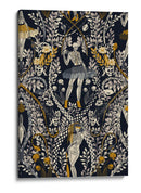 Patrón oscuro de la fashionista gótica - Annick | Cuadro decorativo de Canvas Lab