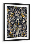 Patrón oscuro de la fashionista gótica - Annick | Cuadro decorativo de Canvas Lab