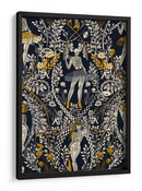 Patrón oscuro de la fashionista gótica - Annick | Cuadro decorativo de Canvas Lab