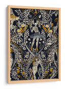 Patrón oscuro de la fashionista gótica - Annick | Cuadro decorativo de Canvas Lab