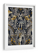 Patrón oscuro de la fashionista gótica - Annick | Cuadro decorativo de Canvas Lab