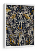 Patrón oscuro de la fashionista gótica - Annick | Cuadro decorativo de Canvas Lab