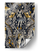 Patrón oscuro de la fashionista gótica - Annick | Cuadro decorativo de Canvas Lab