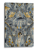 Patrón gris de la fashionista gótica - Annick | Cuadro decorativo de Canvas Lab