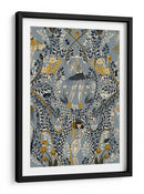 Patrón gris de la fashionista gótica - Annick | Cuadro decorativo de Canvas Lab