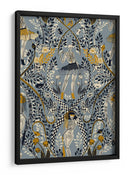 Patrón gris de la fashionista gótica - Annick | Cuadro decorativo de Canvas Lab