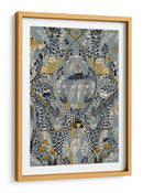 Patrón gris de la fashionista gótica - Annick | Cuadro decorativo de Canvas Lab