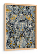 Patrón gris de la fashionista gótica - Annick | Cuadro decorativo de Canvas Lab