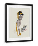 Ilustración n.° 2 de una fashionista gótica en blanco roto - Annick | Cuadro decorativo de Canvas Lab