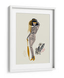 Ilustración n.° 2 de una fashionista gótica en blanco roto - Annick | Cuadro decorativo de Canvas Lab