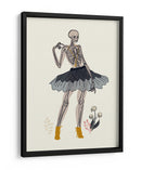 Ilustración n.° 1 de una fashionista gótica en blanco roto - Annick | Cuadro decorativo de Canvas Lab