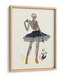 Ilustración n.° 1 de una fashionista gótica en blanco roto - Annick | Cuadro decorativo de Canvas Lab