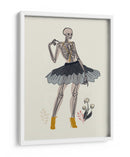 Ilustración n.° 1 de una fashionista gótica en blanco roto - Annick | Cuadro decorativo de Canvas Lab