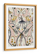 Patrón blanco antiguo de estilo gótico fashionista - Annick | Cuadro decorativo de Canvas Lab