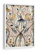 Patrón blanco antiguo de estilo gótico fashionista - Annick | Cuadro decorativo de Canvas Lab