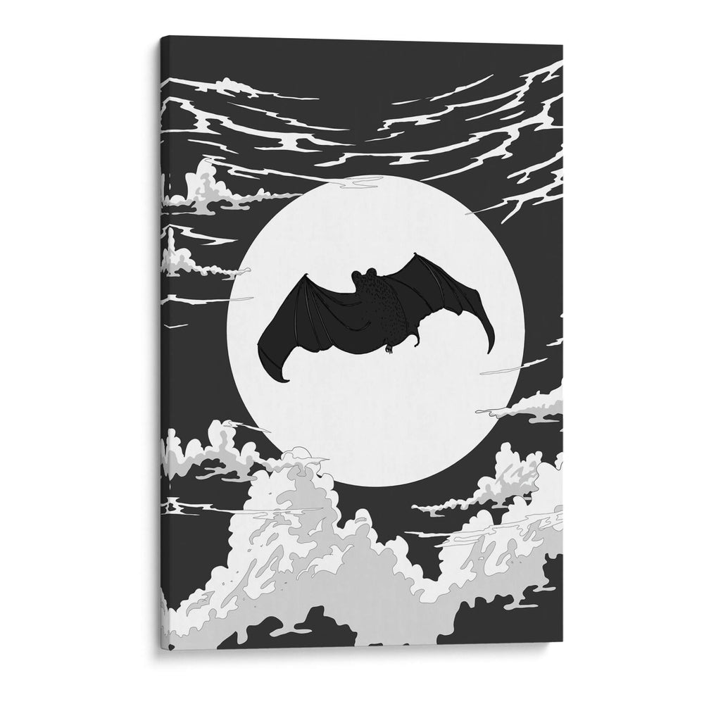 Murciélago silueteado volando II - Nicholas | Cuadro decorativo de Canvas Lab