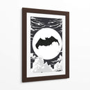 Murciélago silueteado volando II - Nicholas | Cuadro decorativo de Canvas Lab
