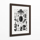 Gráficos retro de brujas - Yevheniia Lytvynovych | Cuadro decorativo de Canvas Lab