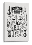 Ingredientes de boticario antiguo y hierbas medicinales - Yevheniia Lytvynovych | Cuadro decorativo de Canvas Lab