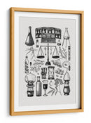 Ingredientes de boticario antiguo y hierbas medicinales - Yevheniia Lytvynovych | Cuadro decorativo de Canvas Lab