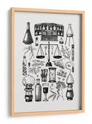 Ingredientes de boticario antiguo y hierbas medicinales - Yevheniia Lytvynovych | Cuadro decorativo de Canvas Lab