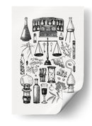 Ingredientes de boticario antiguo y hierbas medicinales - Yevheniia Lytvynovych | Cuadro decorativo de Canvas Lab