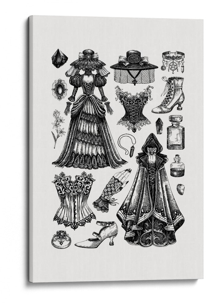 Arte de la moda victoriana - Yevheniia Lytvynovych | Cuadro decorativo de Canvas Lab