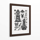 Arte de la moda victoriana - Yevheniia Lytvynovych | Cuadro decorativo de Canvas Lab